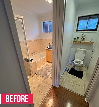 The Basin bathroom before